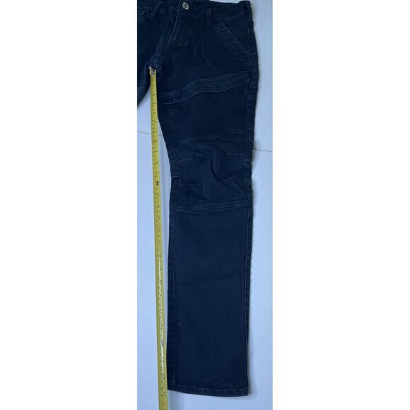 G Star Raw Rackam 3D Skinny Jeans Mens Black Stretch Biker Moto 29x27 - Picture 7 of 7